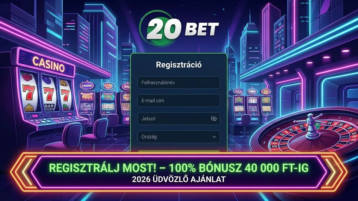 Regisztráció bónusszal